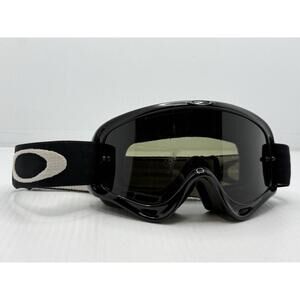 Oakley O Frame Jet Black MX Goggles, Jet Black/Clear Scratches